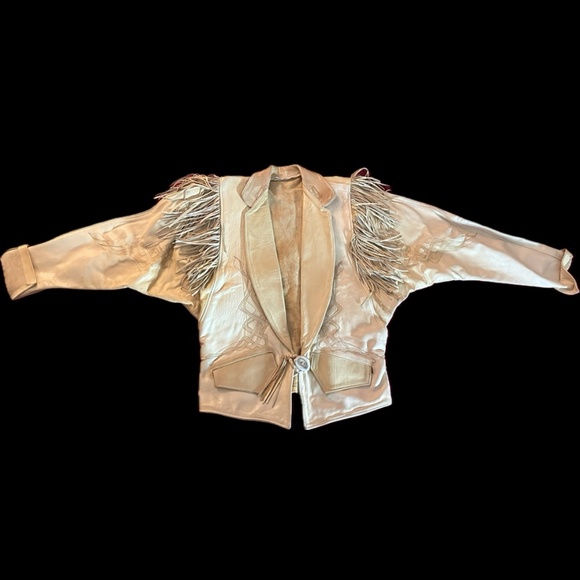 Vintage Western Wear Custom Fairy Fringe Jacket